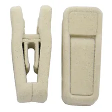 Kit 30 Presilhas De Veludo Para Cabides - Pronta Cor Bege Foto mini 2