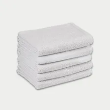 Kit 30 Toalhas P/ Salão De Beleza Rosto Clássica - Atacado Cor Branco Felpa Foto  mini 1