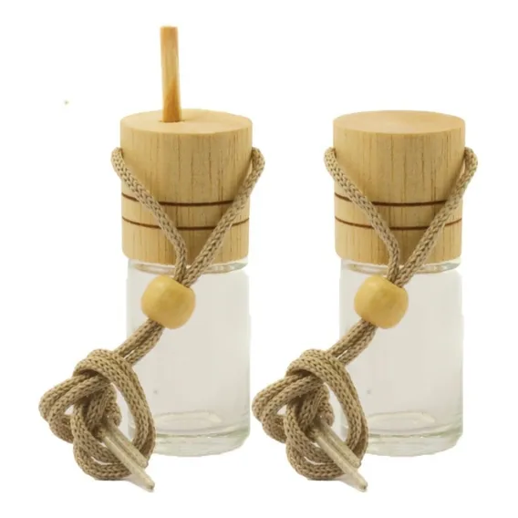 Kit 30 Vidros Aromatizador Redondo Carro Cor Metade Com Furo + Metade Sem Furo Foto 1