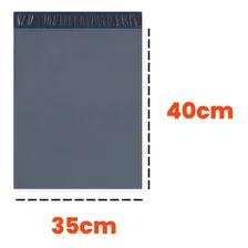 Kit 300 Envelopes De Segurança Cinza/eco 35x40 Foto mini 3