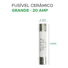 Kit 300 Fusível Cerâmico Para Forno Microondas 20a - 20amp - Green Foto mini  2
