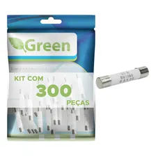 Kit 300 Fusível Cerâmico Para Forno Microondas 20a - 20amp - Green Foto  mini 1