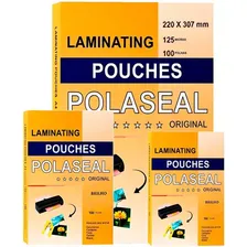 Kit 300 Polaseal Cpf Rg A4 Plastificação Atacado Foto mini 1