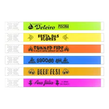 Kit 300 Pulseiras Vip Para Festa Evento Personalizada Foto mini 1