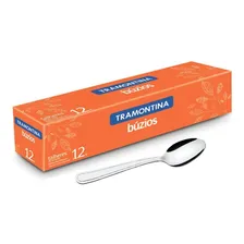 Kit 36 Colheres Para Café Tramontina Búzios Em Aço Inox Foto  mini 1