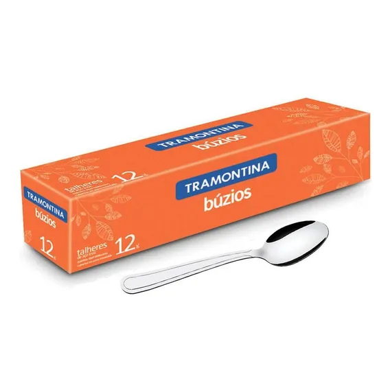 Kit 36 Colheres Para Café Tramontina Búzios Em Aço Inox Foto 1
