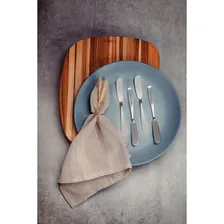Kit 36 Espátulas Geleia Manteiga Patê Pão Inox Tramontina Cor Aço Inox Foto mini 4