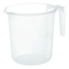 Kit 36 Jarra Plástica Graduada Medidora 1 Litro Atacado Cor Transparente Foto mini  3