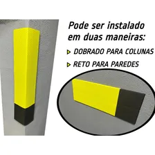 Kit 36 Protetor De Estacionamento-coluna Pilastra Cantoneira Cor Amarelo/preto Foto mini 3
