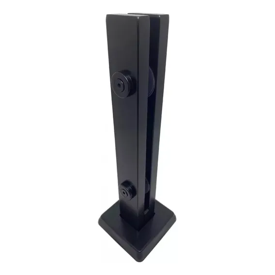 Kit 39 Coluna Torre Inox 40 Cm Preto Fosco Com 2 Furos Foto 1