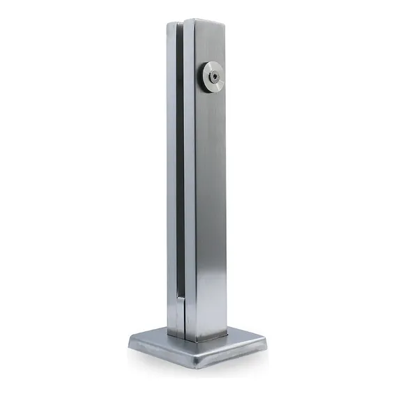 Kit 39 Torre Inox 30cm 1 Furo Guarda Corpo Corrimão Escovado Foto 1