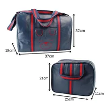 Kit 3pçs Bolsa Maternidade Bolsa + Frasqueira E Trocador Foto mini  3