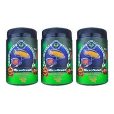Kit 3un Ração Para Peixes Africanos Microgreen 454g Maramar Foto mini 1