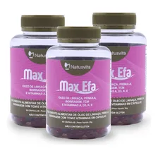 Kit 3und Óleo De Linhaça Prímula Borragem Tcm Tpm/menopausa Foto  mini 1