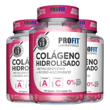 Kit 3x Colágeno Hidrolisado C/ Betacaroteno + Vit C Sabor Sem Sabor Foto mini 1