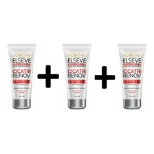 Kit 3x Leave In Tratamento Elseve Loreal Paris Cicatri Renov Foto  mini 1