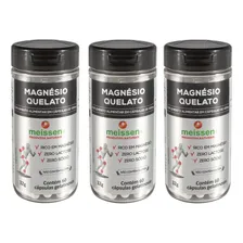 Kit 3x Magnésio Quelato 433mg (3x 60 Cápsulas) - Meissen Foto  mini 1