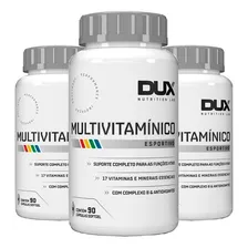 Kit 3x Multivitaminico 90 Cápsulas Vitaminas - Dux Nutrition Sabor Sem Sabor Foto mini 1
