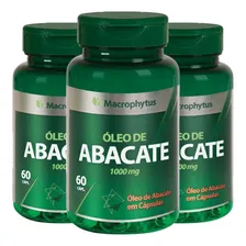 Kit 3x Óleo De Abacate 1000mg 60 Cápsulas - Macrophytus Foto mini 1