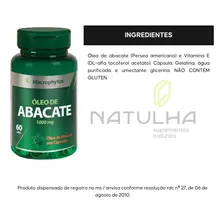 Kit 3x Óleo De Abacate 1000mg 60 Cápsulas - Macrophytus Foto mini 2