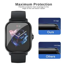 Kit 3x Peliculas Nano Para Smartwatch Xiaomi Amazfit Gts 3 Foto mini  2