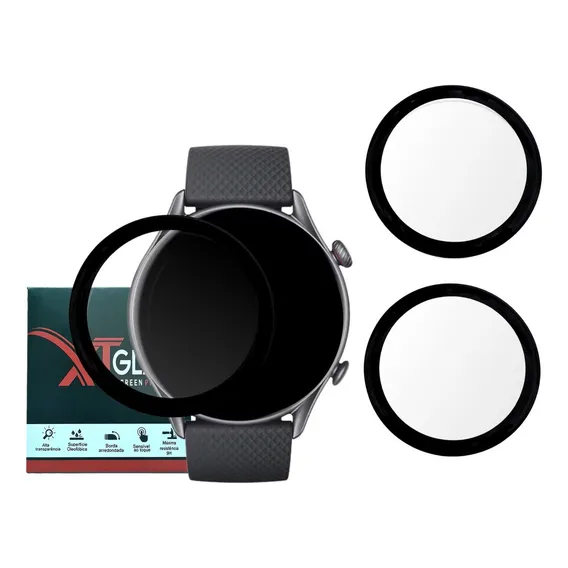 Kit 3x Peliculas Protetoras Compatível Com Amazfit Gtr 3 Pro Foto 1