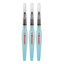 Kit 3x Pincel Aquarela Condor Ref. 401-1/2/3 Sintético Cerdas Branco Foto mini  2