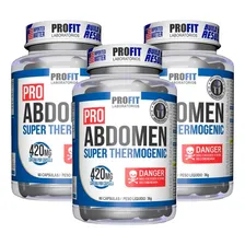 Kit 3x Pro Abdomen 420mg - 60caps - Profit Sabor Sem Sabor Foto mini 1
