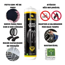 Kit 3x Selante Blindagem Selante Para Pneu Moto Block Moto Foto mini 4