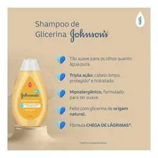 Kit 3x Shampoo Baby Johnsons Com Glicerina - 400ml Foto mini 4