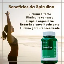Kit 3x Spirulina 1000mg 60 Comprimidos Sabor Natural Foto mini 2