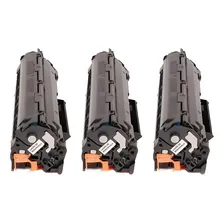 Kit 3x Toner 285a CompatÃvel Ce285a 285 85a P-1109w 1102w Tinta Preto Foto mini 3