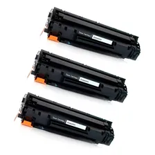 Kit 3x Toner 285a CompatÃvel Ce285a 285 85a P-1109w 1102w Tinta Preto Foto mini 4