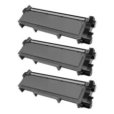 Kit 3x Toner Para 2340dw 2380dw 2560dw 2520dw 2700dw 2720dw Tinta Preto Foto mini 3