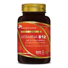 Kit 3x Vitamina B12 + Ferro + Ácido Fólico 60 Vegan Caps Foto  mini 1