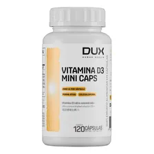 Kit 3x Vitamina D3 Colecalciferol 2000 Ui 120 Caps - Dux Sabor Sem Sabor Foto mini 2