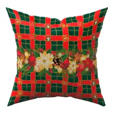 Kit 4 Almofadas Cheias Natal Fim De Ano 45 X 45cm Com Refil Foto mini 4