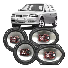 Kit 4 Alto Auto Falante Gol G2 G3 G4 6 Pol. + 5x7 Cor B3x60x+b3x57x Foto mini 1