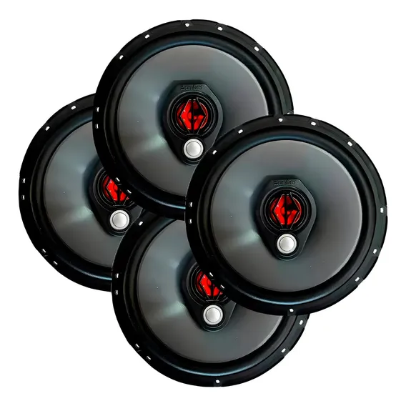 Kit 4 Alto Falante 6 Pol Triaxial Ford Ecosport 55w Rms Cada Foto 1