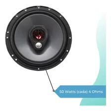 Kit 4 Alto Falante 6 Pol Triaxial Ford Ecosport 55w Rms Cada Foto mini 3