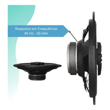 Kit 4 Alto Falante 6 Pol Triaxial Ford Ecosport 55w Rms Cada Foto mini 4