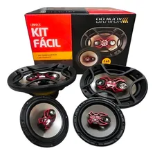 Kit 4 Alto Falantes Bravox 6 + 6x9 + Modulo Taramps Tl500 Kit Facil Tnt Full Som Automotivo Foto mini 2