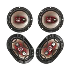 Kit 4 Alto Falantes Bravox 6 + 6x9 + Modulo Taramps Tl500 Kit Facil Tnt Full Som Automotivo Foto mini 4