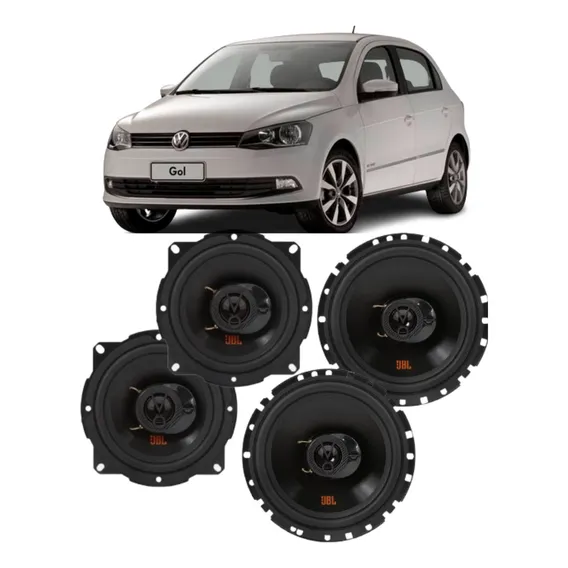 Kit 4 Alto Falantes Jbl Gol G5 G6 6 Pol 5 Pol 200w Rms Foto 1
