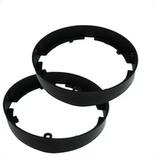 Kit 4 Aro Adaptador 6 Pol Alto-falante Saveiro Gol Golf Fox Foto mini 3