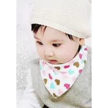 Kit 4 Babador Bandana BebĂȘ Forro Duplo Premium Foto mini 2