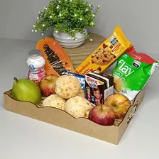 Kit 4 Bandeja Volteada Decoração De Ambiente 31x22x05 Cor Mdf Cru Foto mini 3