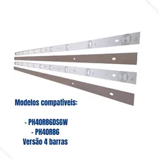 Kit 4 Barramentos Led Ph40r86dsgw Ph40r86 Versao 4 Barras Foto mini  2