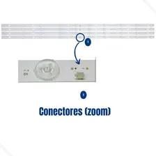 Kit 4 Barramentos Led Ph40r86dsgw Ph40r86 Versao 4 Barras Foto mini  3