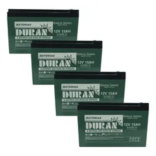 Kit 4 Bateria Duran 12v 12ah Vrla Estacionária / Nobreak Foto mini 1